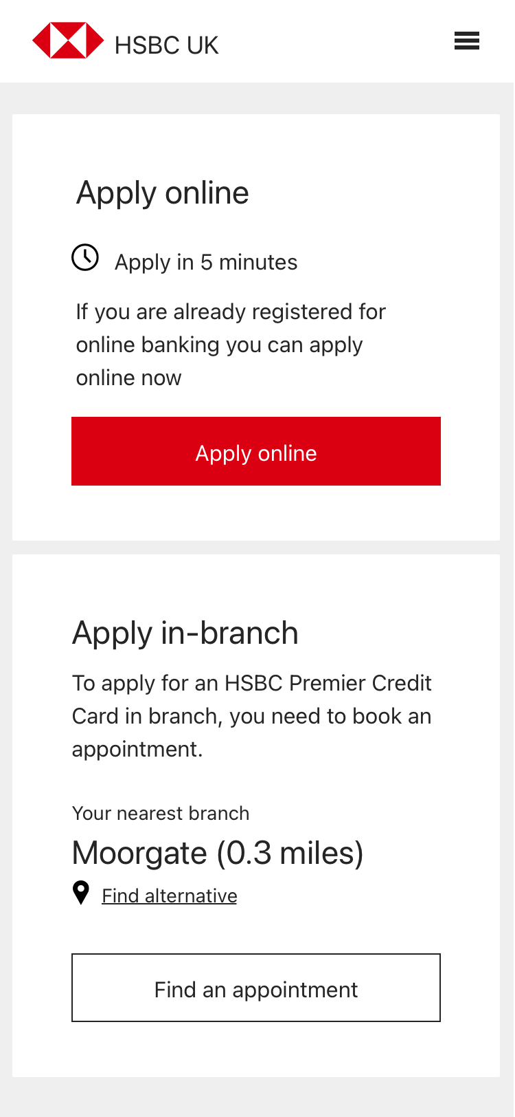 How to apply, in branch