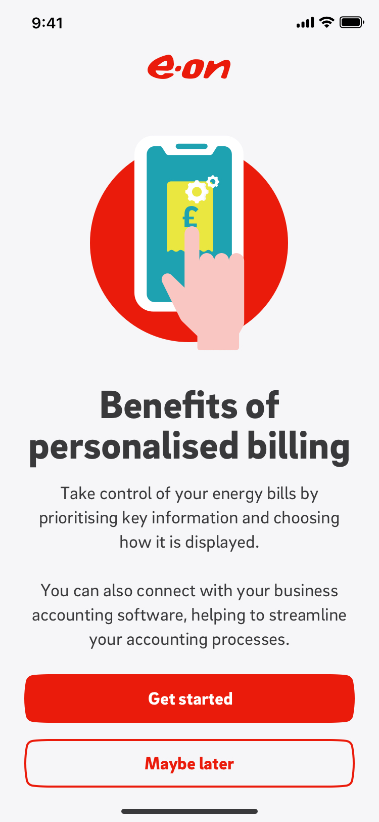 Benefits of personalised billing